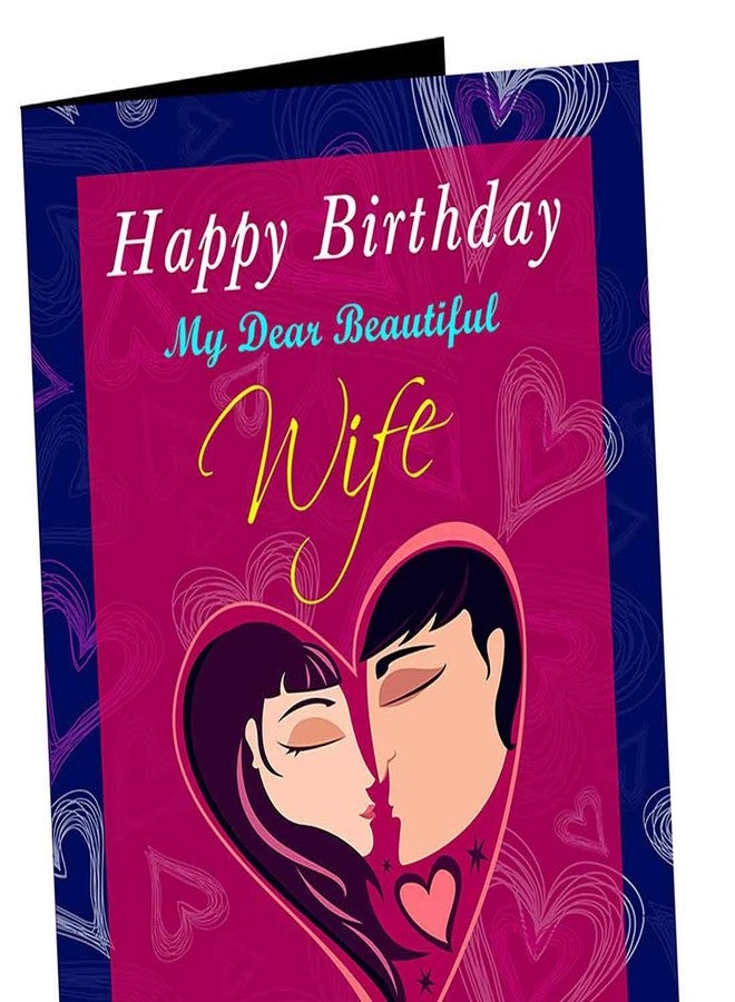Alwaysgift Happy Birthday Greeting Card & Golden Rose Hamper - Birthday Gift for Wife, Beautiful Card with Rose - Image 4